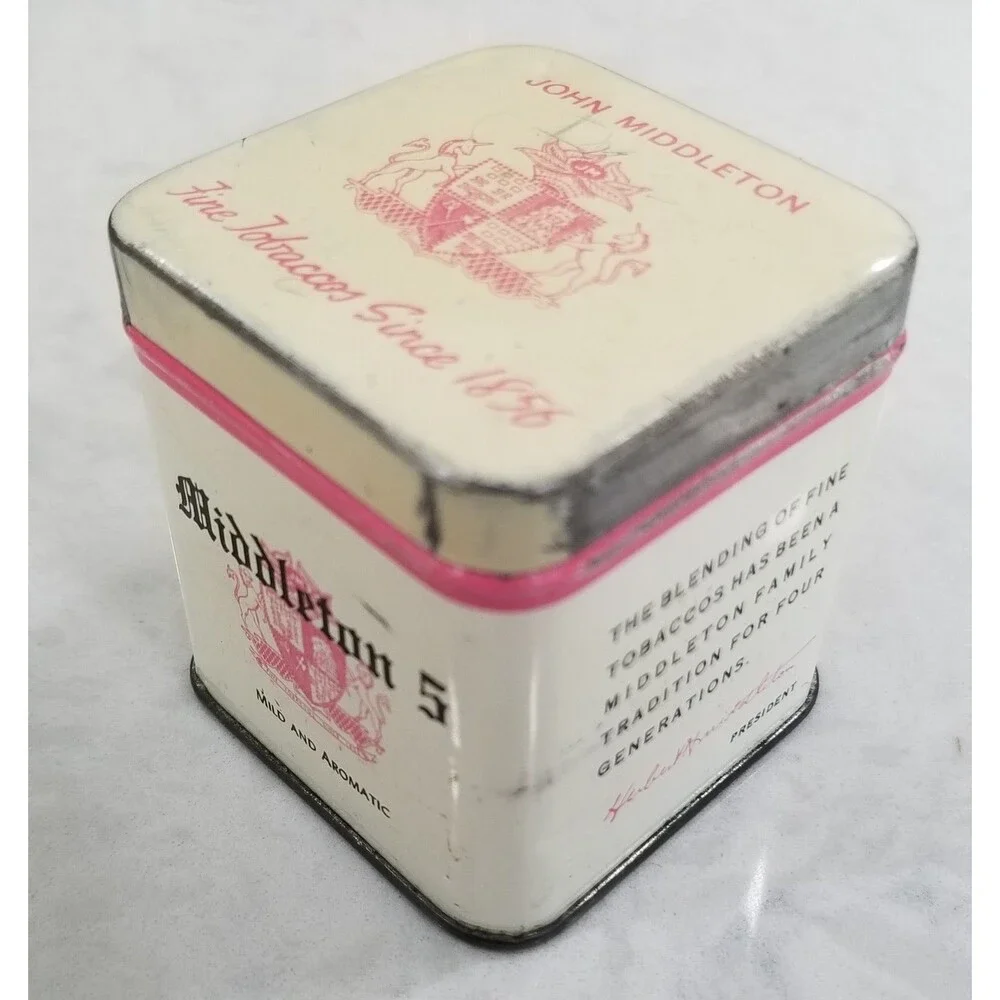 Vintage John Middleton Tobacco Tin – 1950s/70s, 2